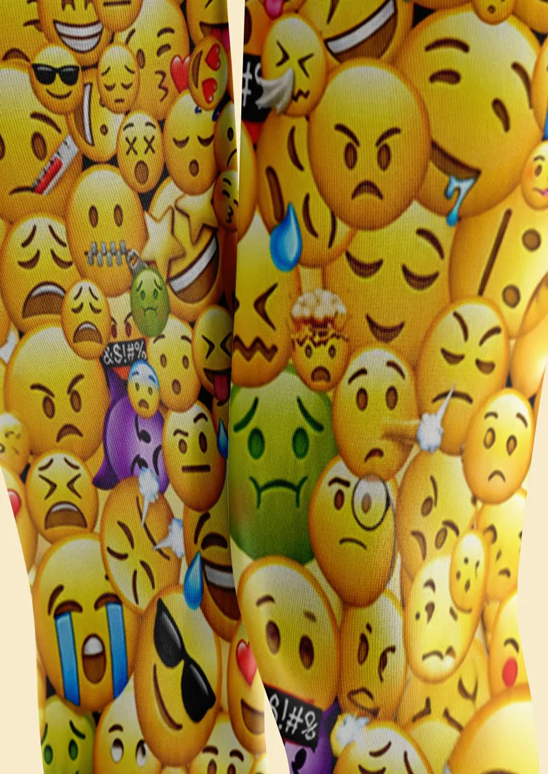 Yellow Emoji Tights