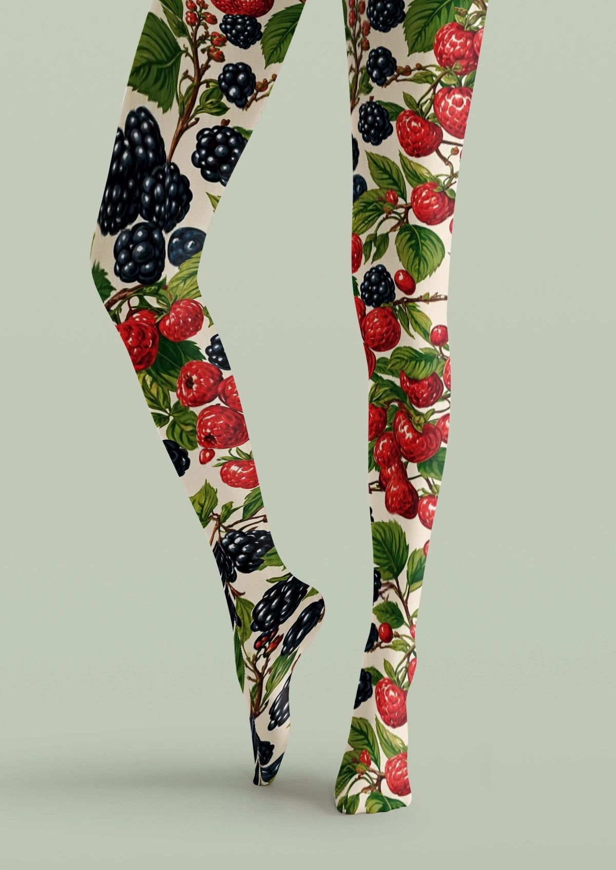 White Berry Garden Tights