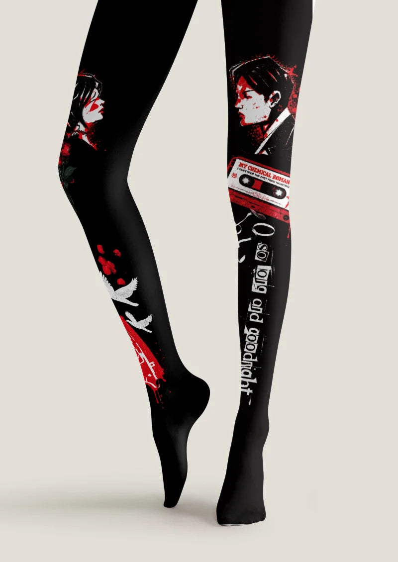 Black My Chemical Romance Tights