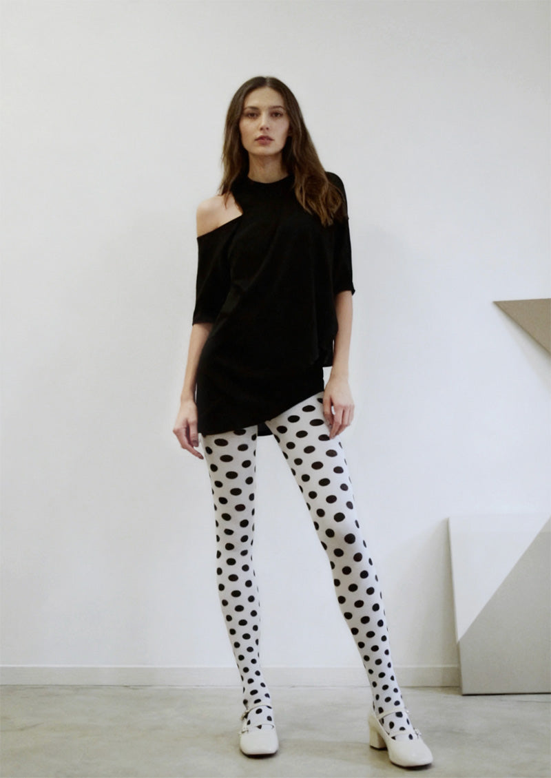 Luna Dots Polka Dot Tights Hosiery Pantyhose