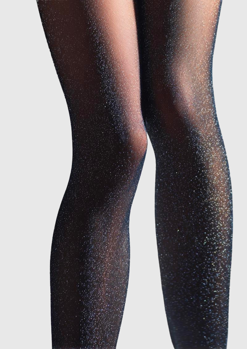 Glitter Sheer Tights Night Glam Tights Hosiery Pantyhose