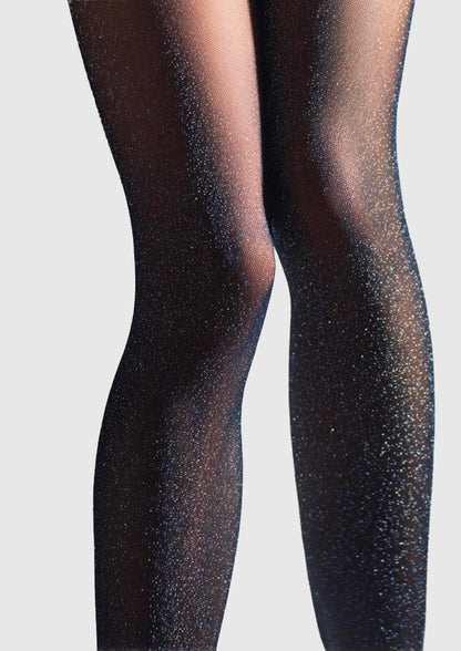Glitter Sheer Tights Night Glam Tights Hosiery Pantyhose