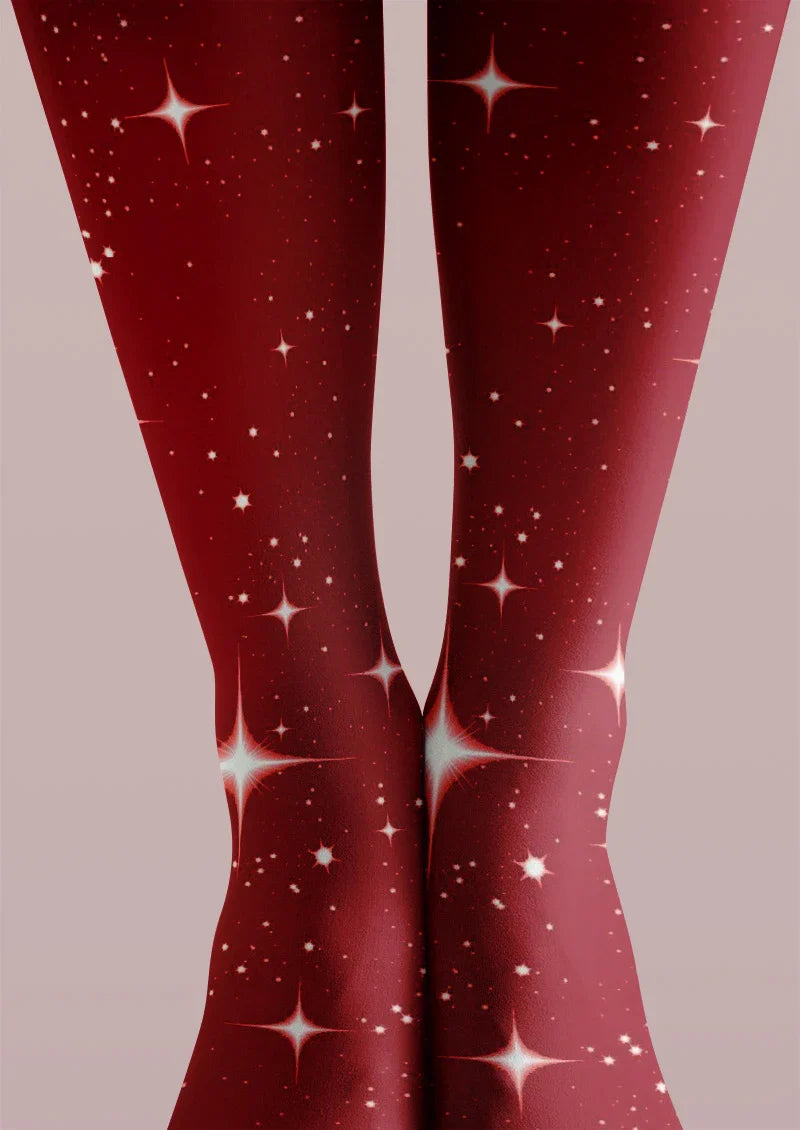 Starry Graphic Tights Hosiery Pantyhose