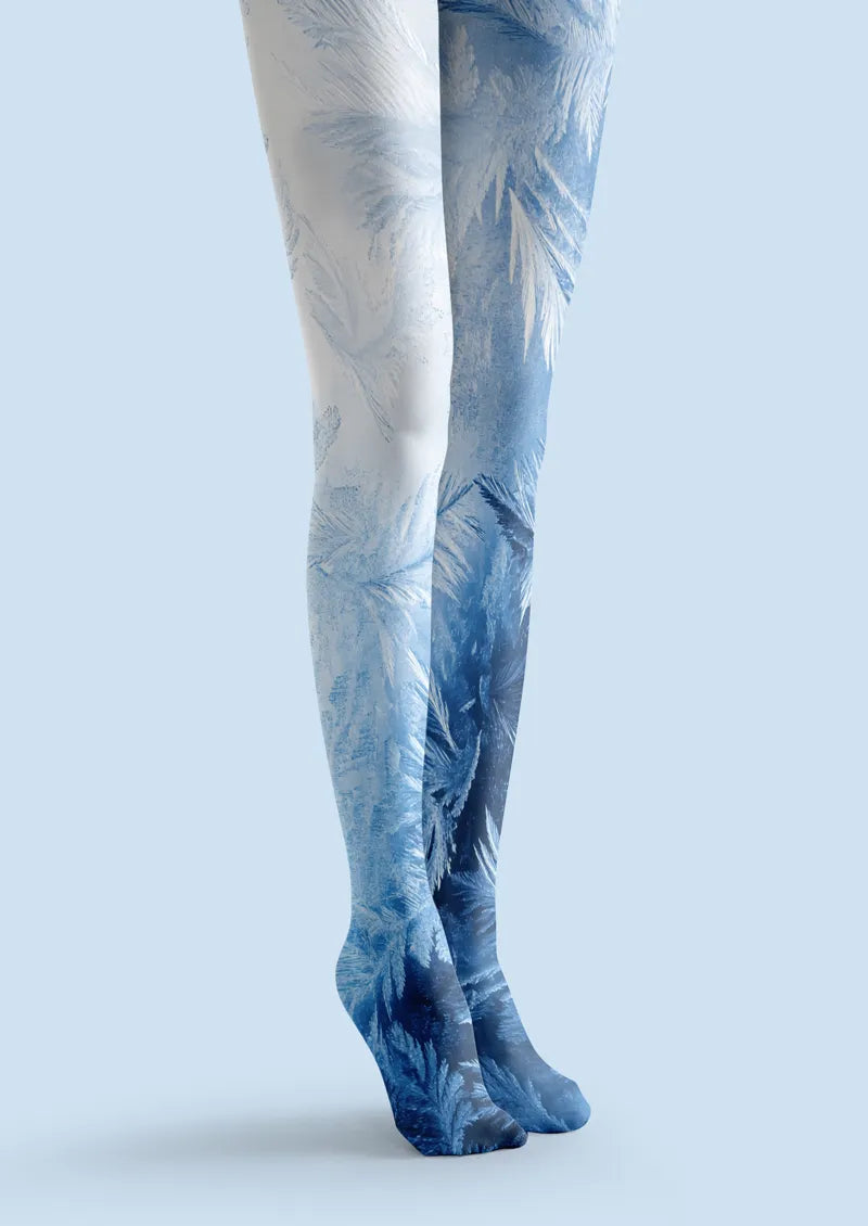 White Ice Bloom Tights