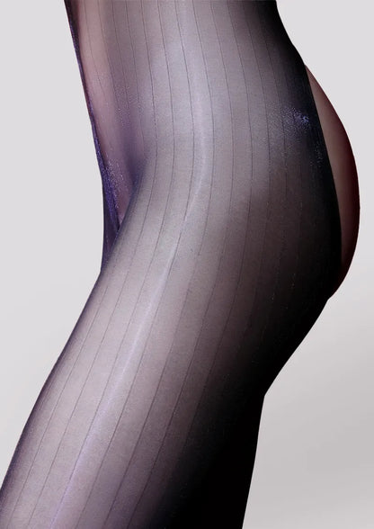 Prism Gloss Silky Ribbed Pantyhose Tights Hosiery Pantyhose