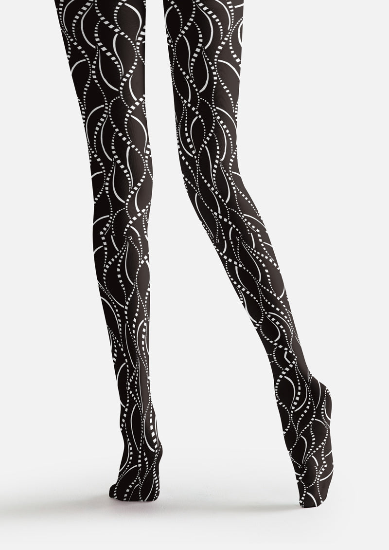 Twisted Curve Tights Hosiery Pantyhose