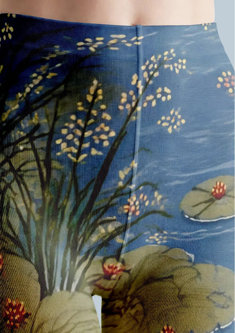Blue Swimming Kitten Tights