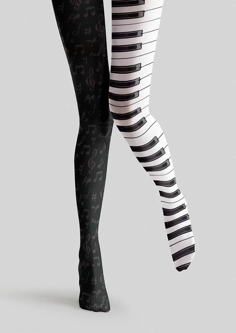 Musical elements Piano Keys Tights Hosiery Pantyhose