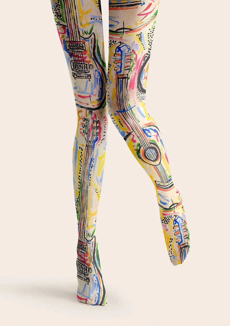Musical elements Electro Circuit Tights Hosiery Pantyhose