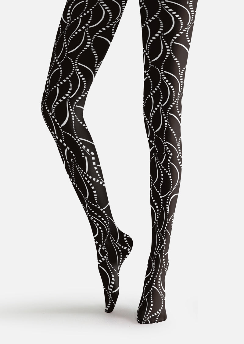 Twisted Curve Tights Hosiery Pantyhose