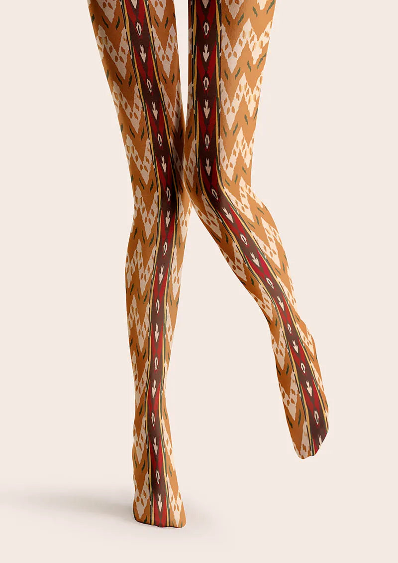 Caramel Lines Tights Hosiery Pantyhose