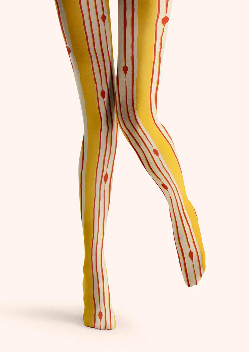 Sunline Stripes Tights Hosiery Pantyhose