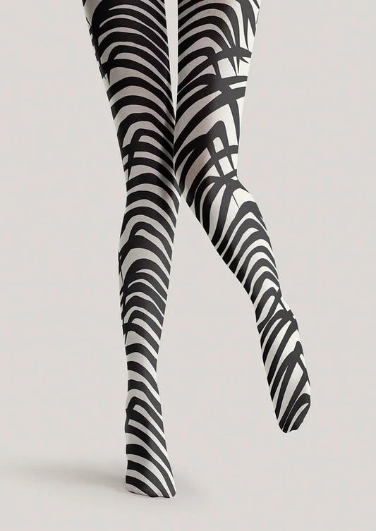 Floral pattern Feather Lines Tights Hosiery Pantyhose