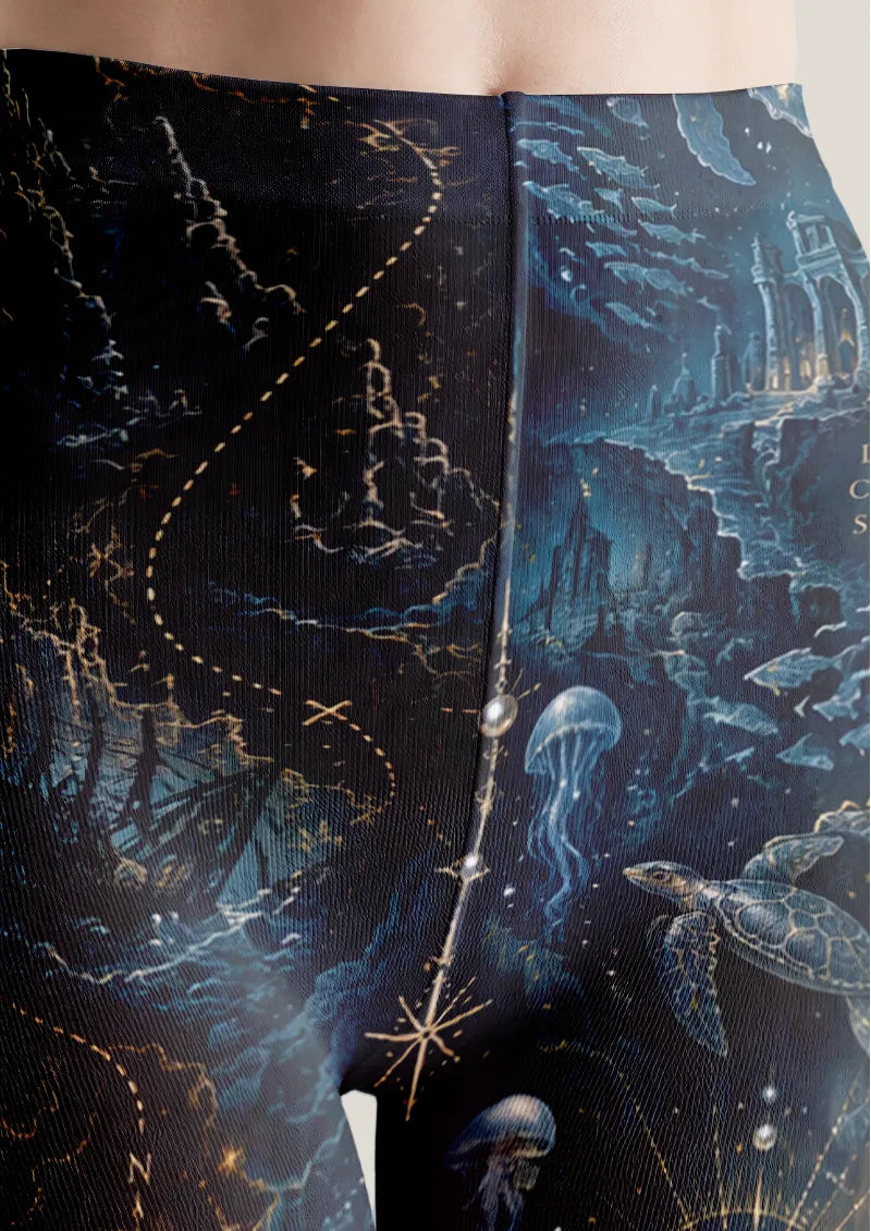 Blue Ocean Siren Tights