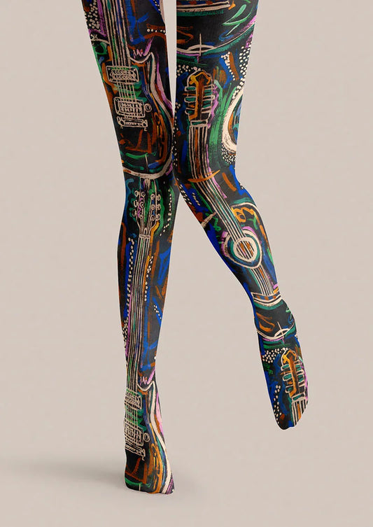Musical elements Electro Circuit Tights Hosiery Pantyhose