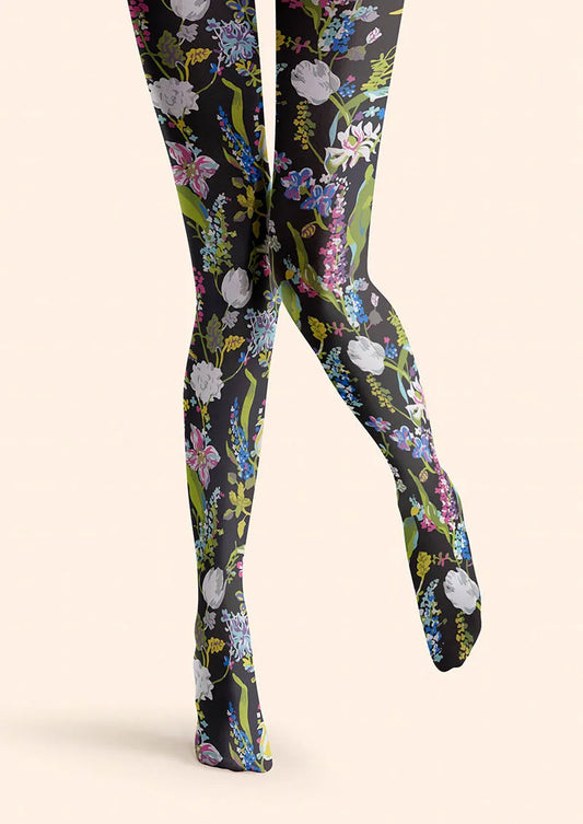 Floral pattern Wild Florals Tights Hosiery Pantyhose
