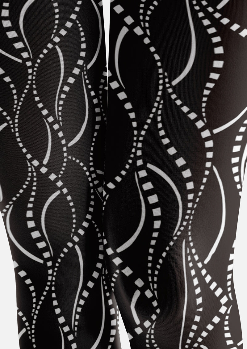 Twisted Curve Tights Hosiery Pantyhose