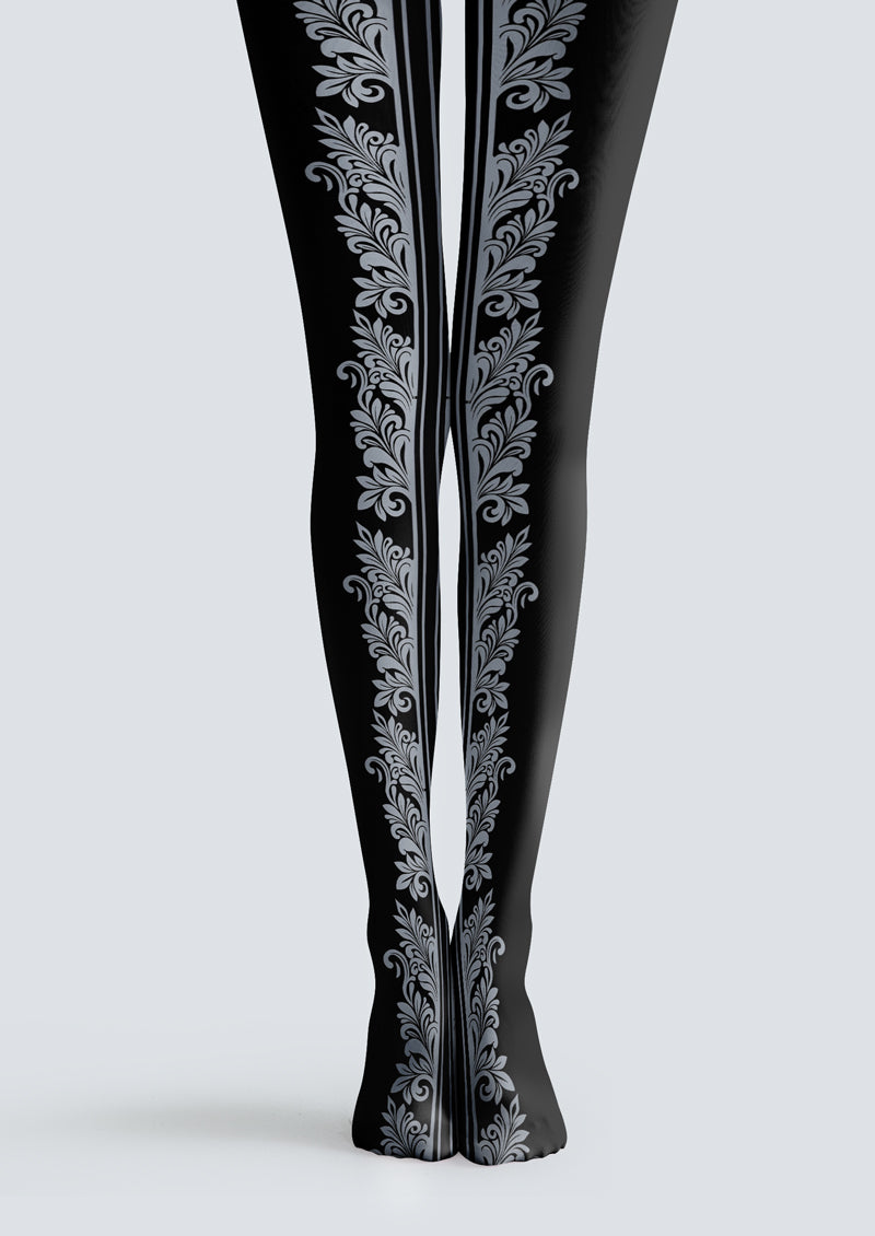 Baroque Vine Tights Hosiery Pantyhose