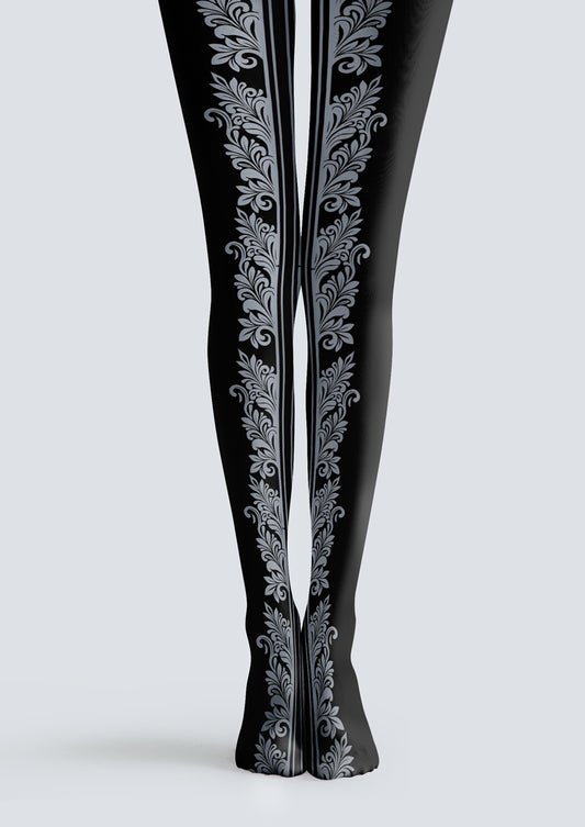 Baroque Vine Tights Hosiery Pantyhose