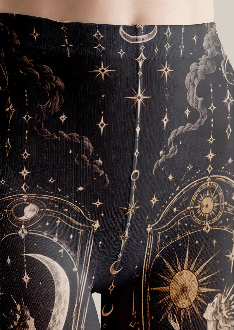 Black Celestial Goddess Tights