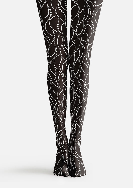 Twisted Curve Tights Hosiery Pantyhose