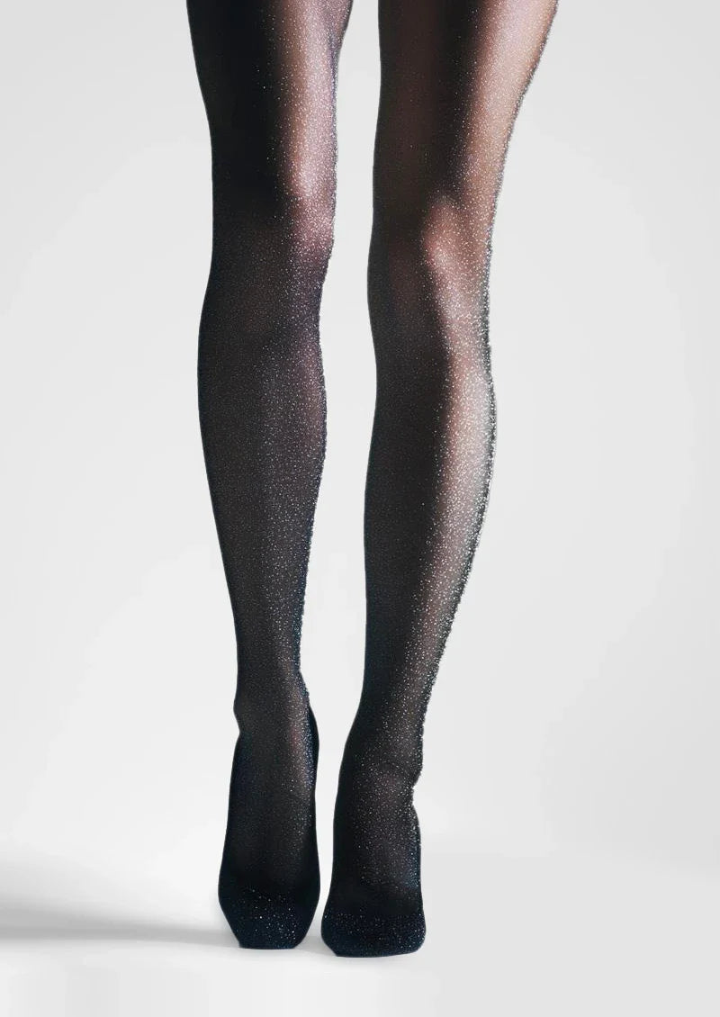 Glitter Sheer Tights Night Glam Tights Hosiery Pantyhose