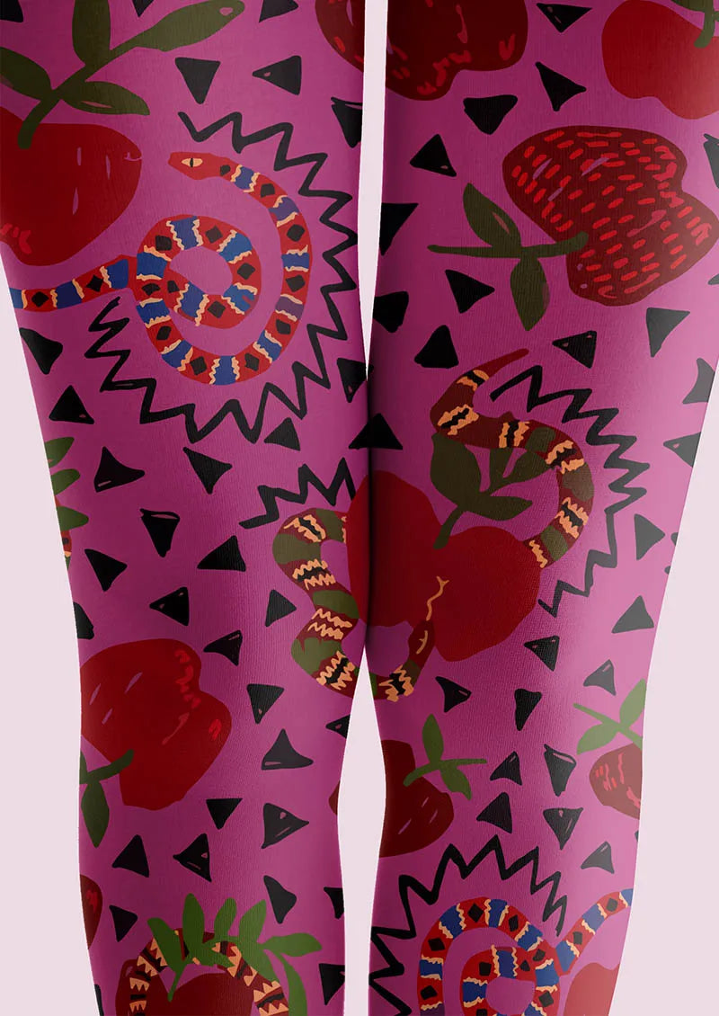 Valentine's Day Heart Kiss Tights Hosiery Pantyhose