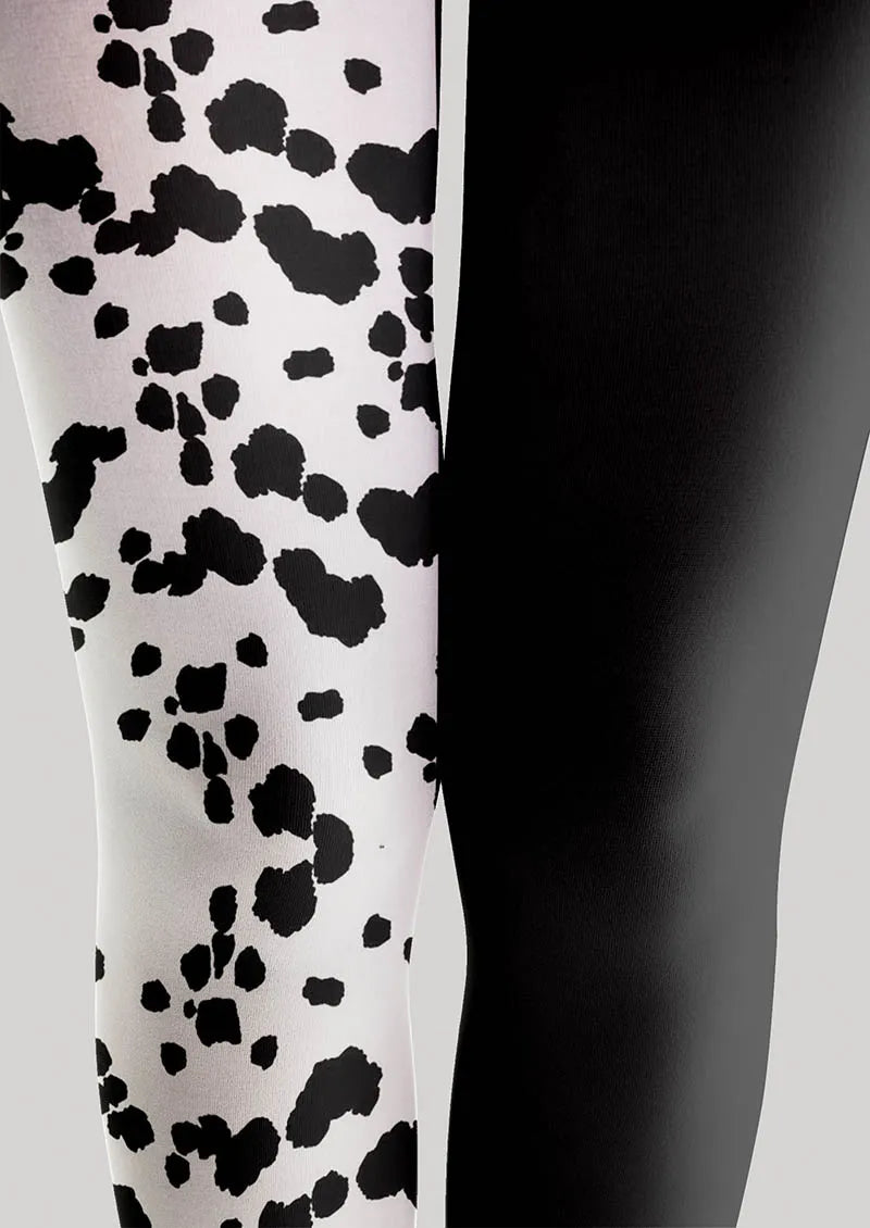 Geometric Art Ink Splash Tights Hosiery Pantyhose