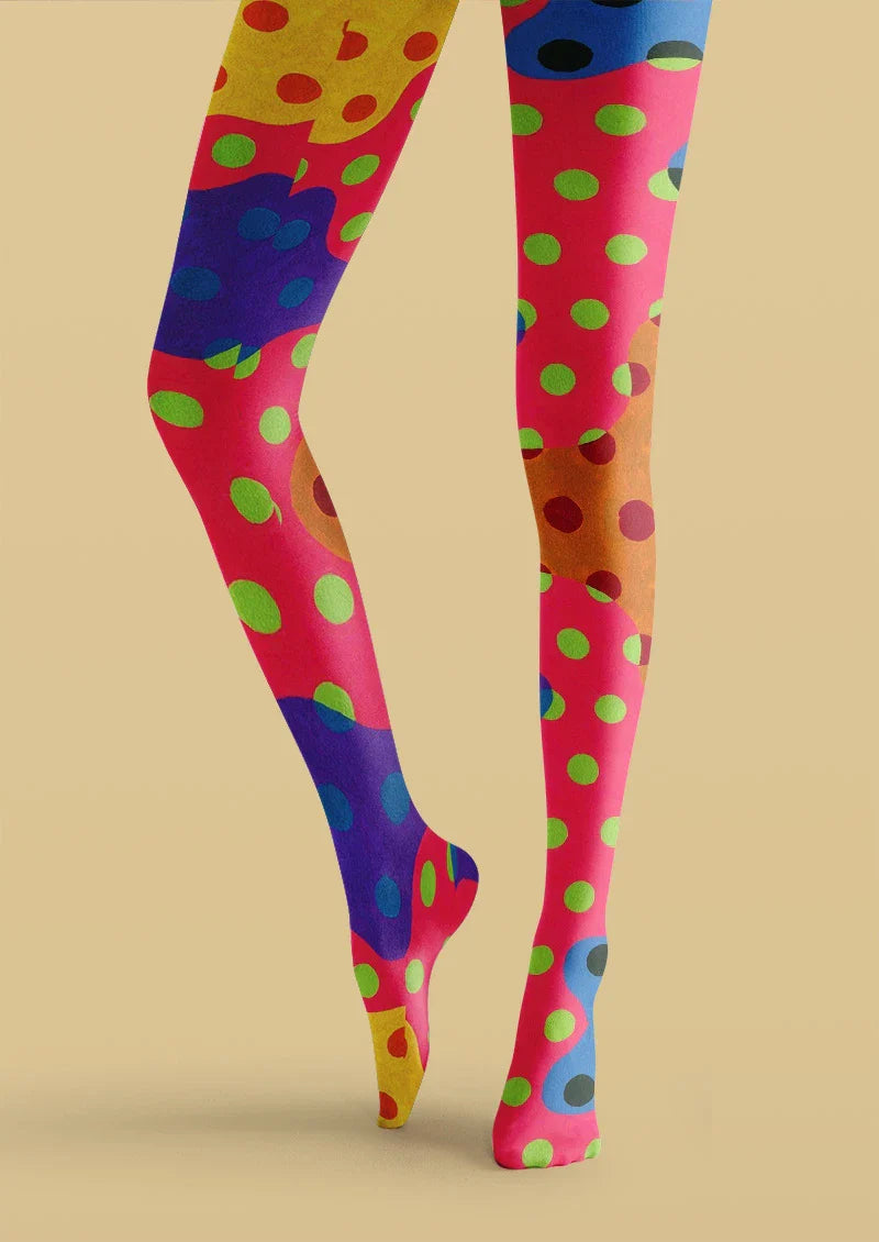 Polka Dot Tights Hosiery Pantyhose