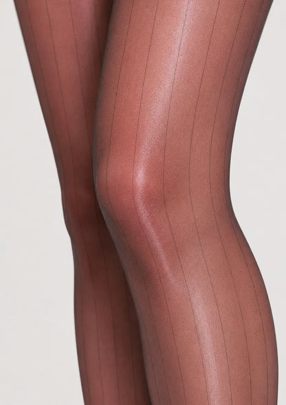 Prism Gloss Silky Ribbed Pantyhose Tights Hosiery Pantyhose
