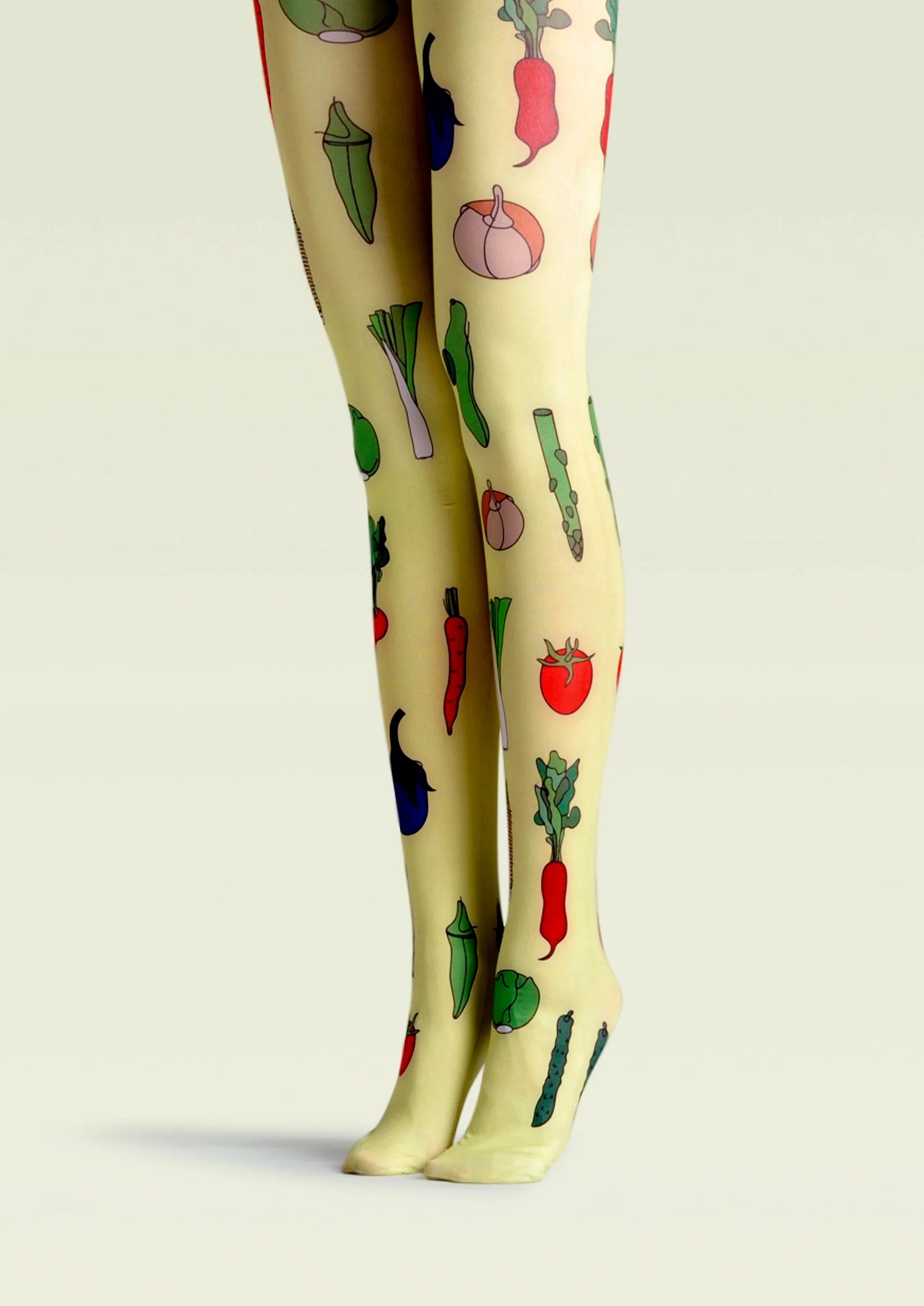 Fun Print Tights Art Pantyhose/Tights [Verdant Farm]