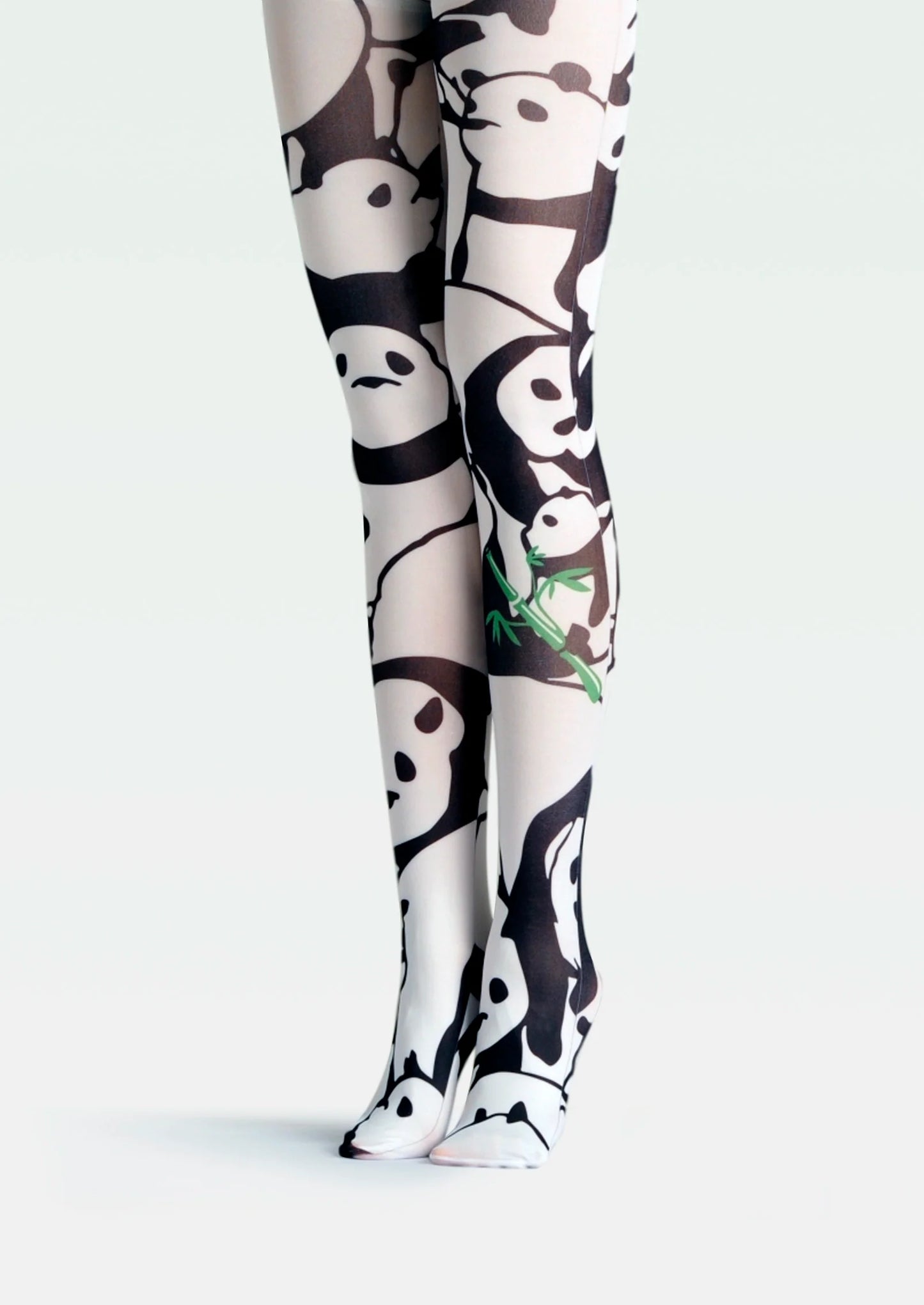 Fun art Print Tights Enjoyable Pantyhose/Tights [Panda Family]