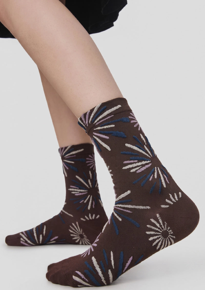 Firework Burst Crew Socks
