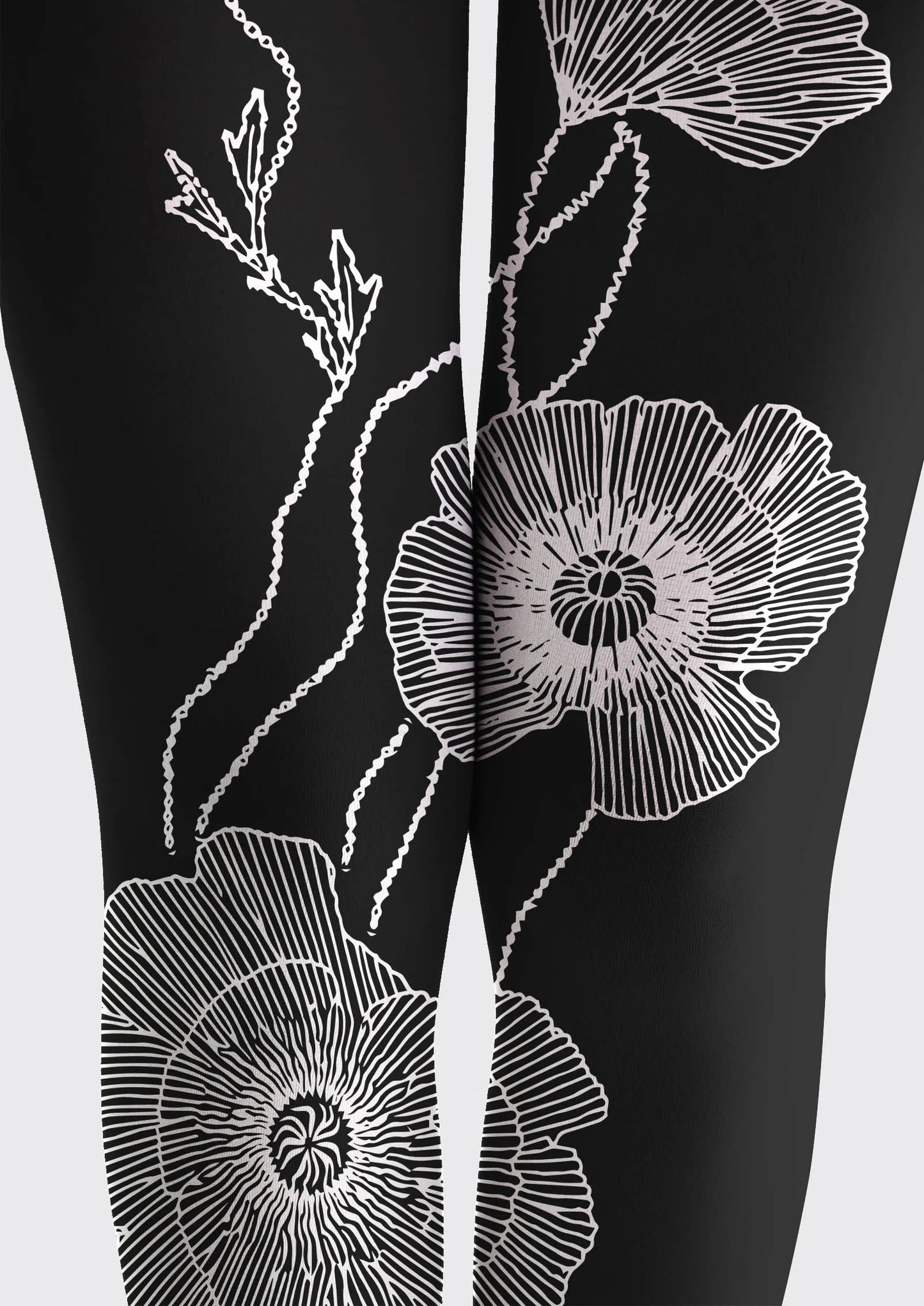 Linerose Patterned Tights Hosiery Pantyhose