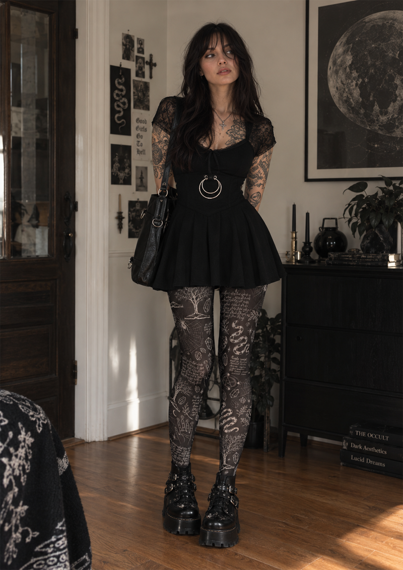 Black Occult Mystic Tights