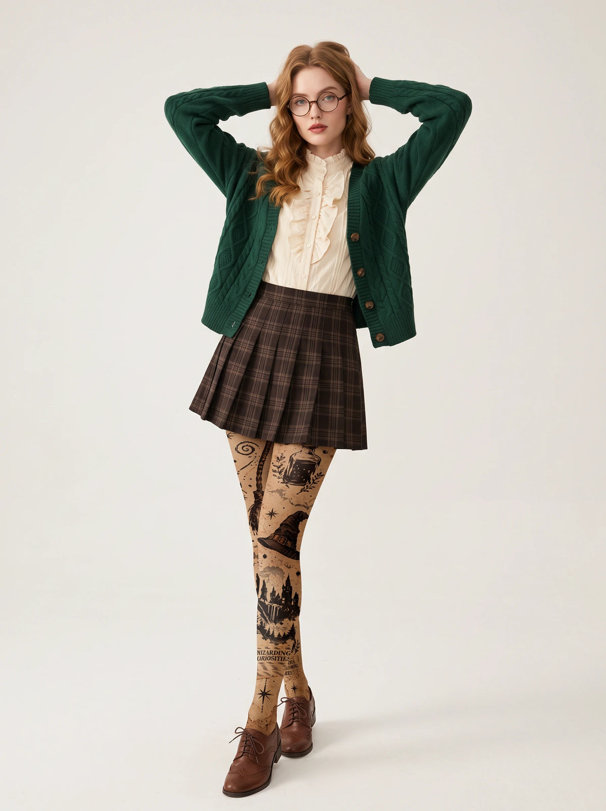 Beige Witch Magic Tights