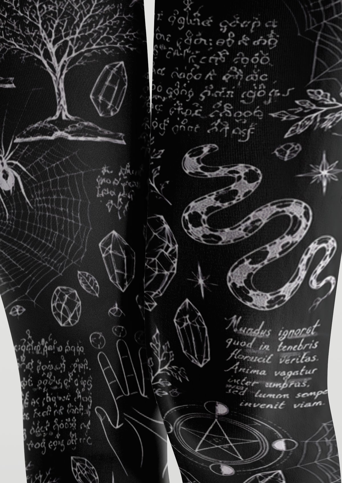 Black Occult Mystic Tights