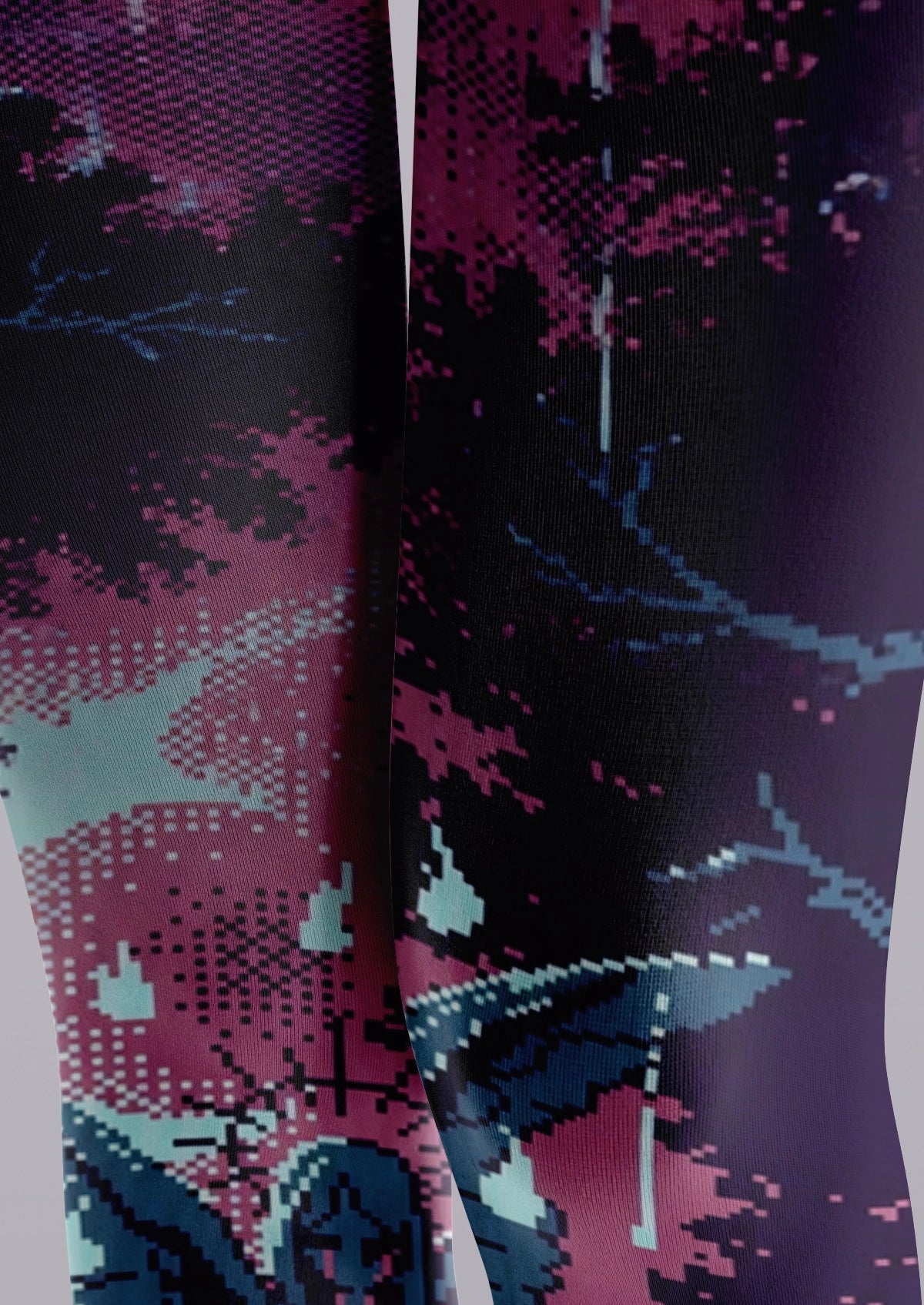 Black Gothic Angel Tattoo Tights