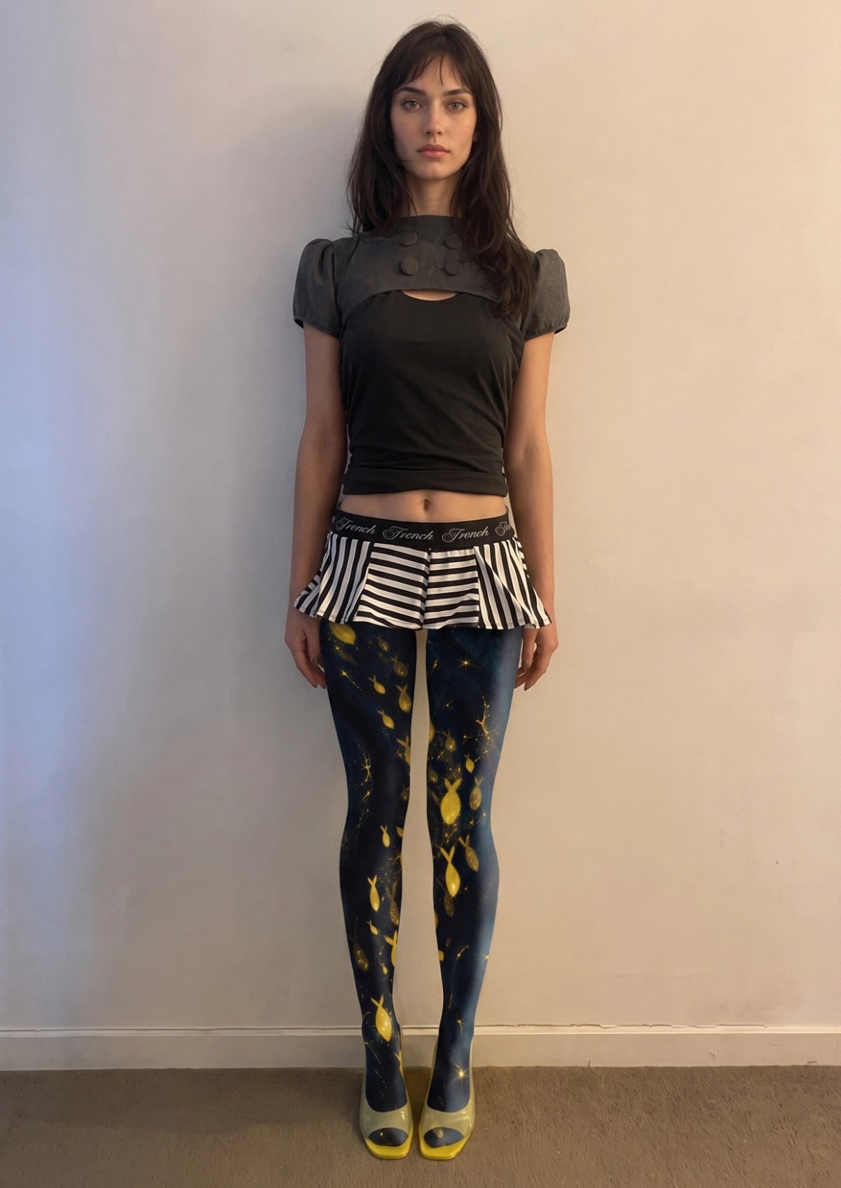 Golden Fish Starry Galaxy Tights Hosiery Pantyhose