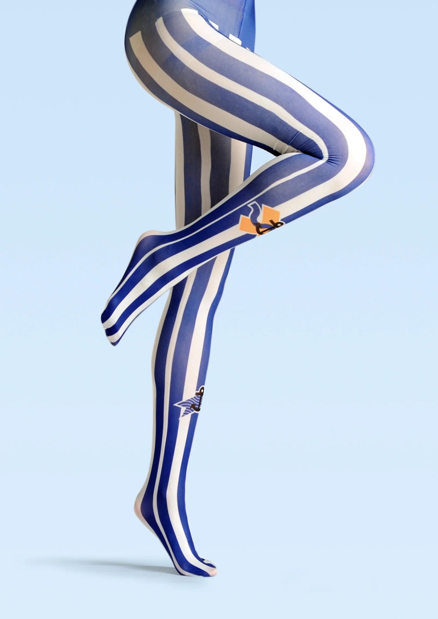 College Print Tights Fun art Pantyhose/Tights [Youngster Mariners]