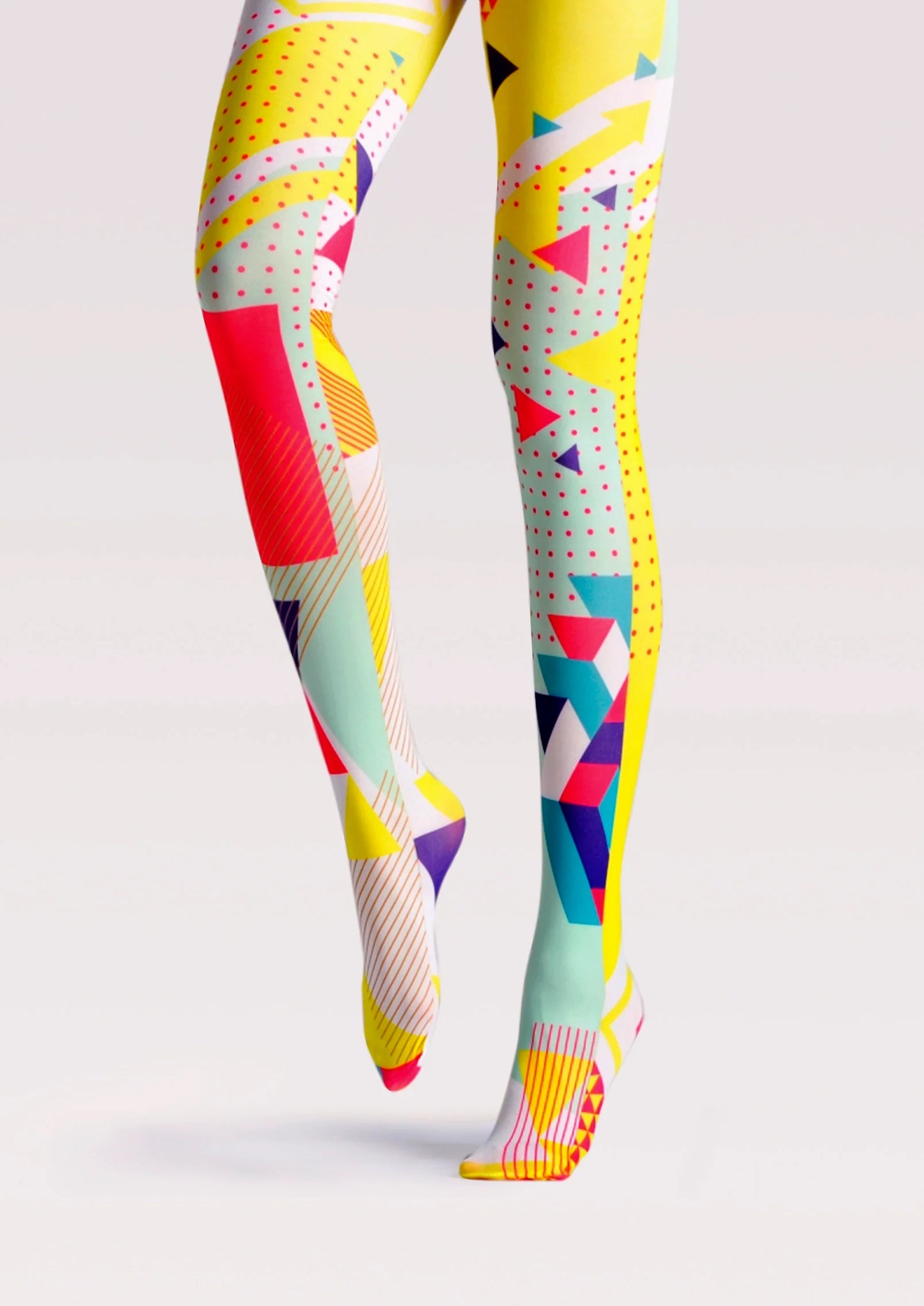 Pop Art Distortion Tights Hosiery Pantyhose
