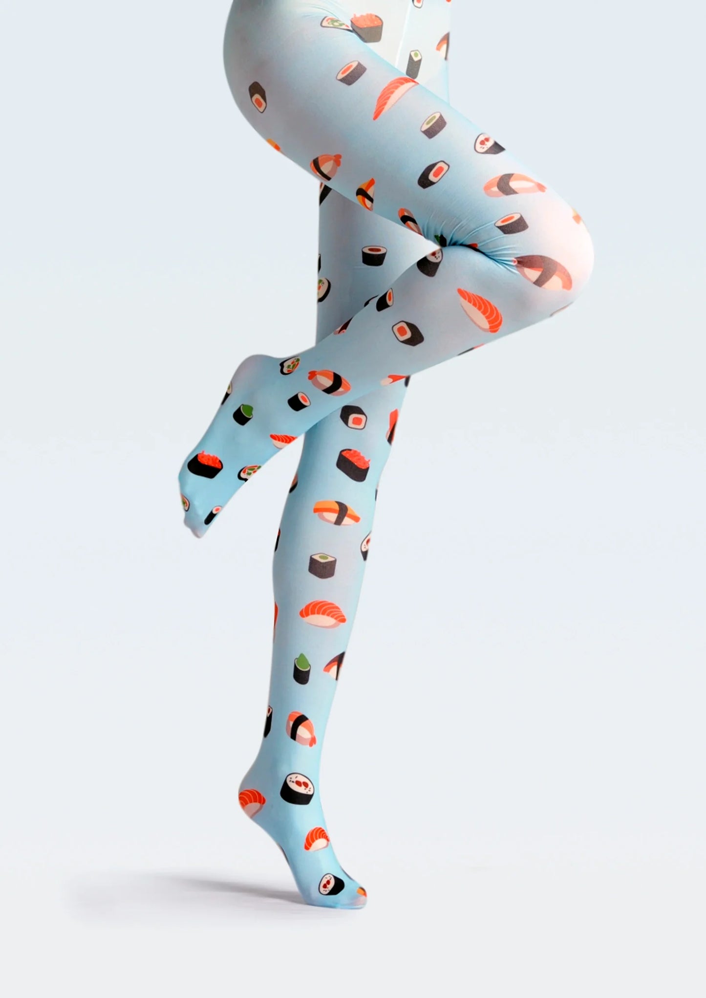 Fun art Print Tights Freshness Pantyhose/Tights [Sushi Sushi]
