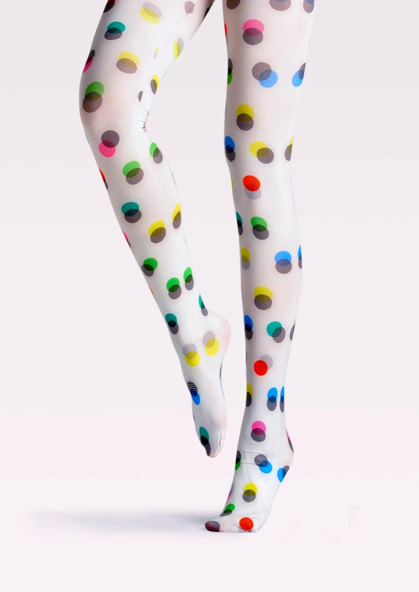 PopArt Print Tights Color Pantyhose/Tights [Polka dot candy]
