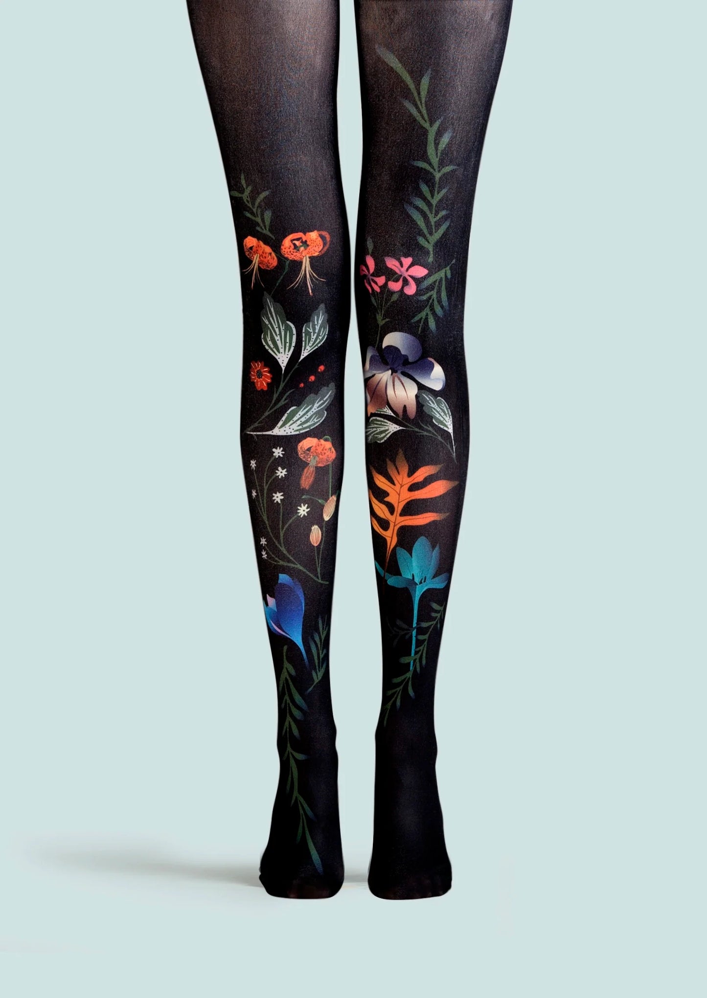 Among the Bloom Tights Hosiery Pantyhose