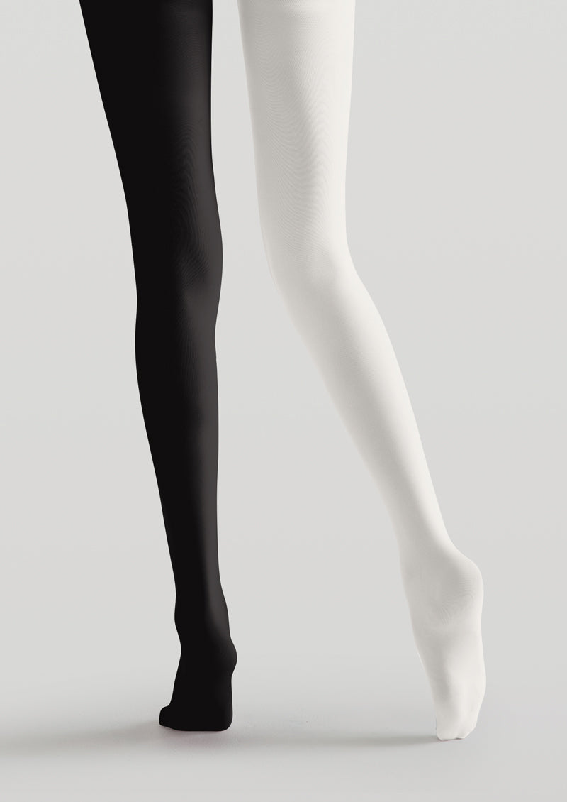 Skull Rose Color Block Printed Tights Hosiery Pantyhose
