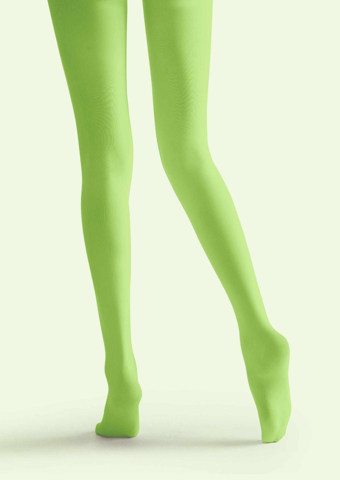 Green Fashion Portrait Tights Hosiery Pantyhose
