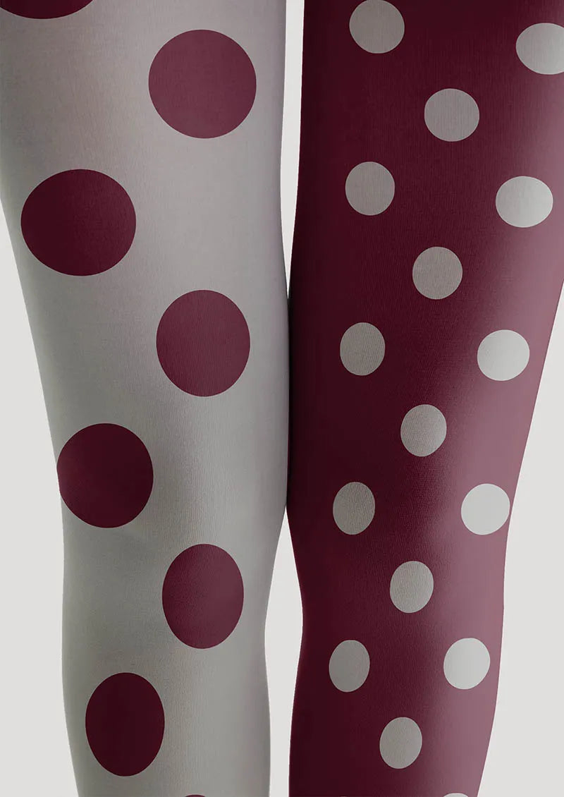 Dot Clash Tights Hosiery Pantyhose