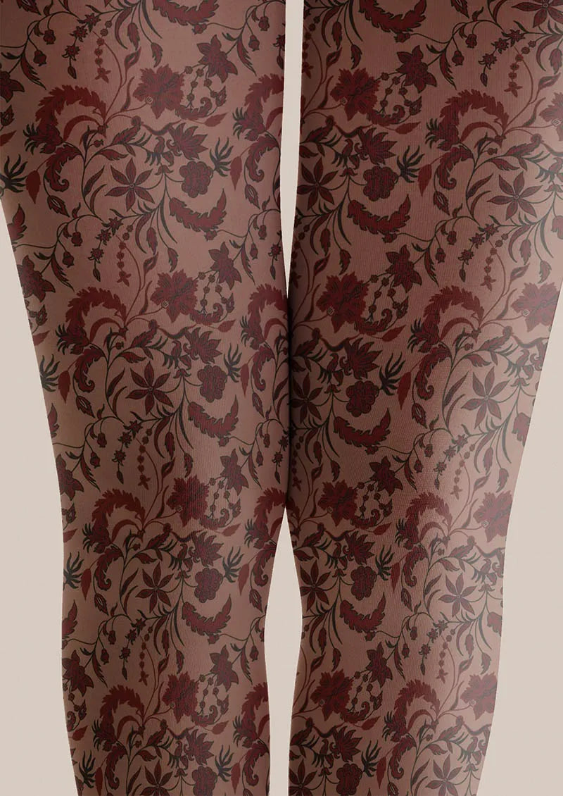Floral pattern Vintage Petals Tights Hosiery Pantyhose