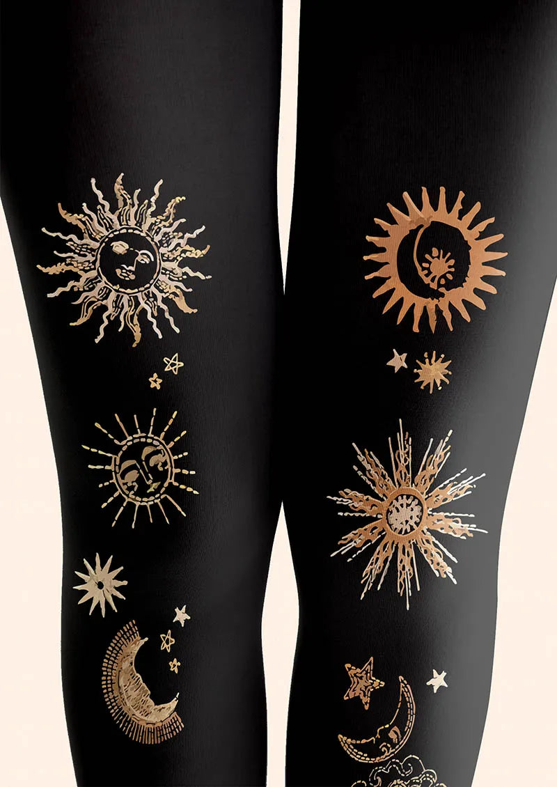 Bohemia Sun & Moon Spell Tights Hosiery Pantyhose