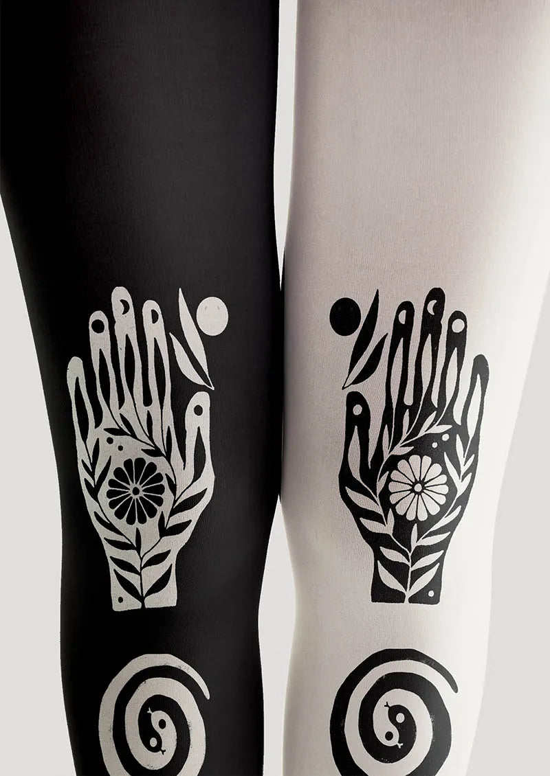 Bohemia Star Hand Omen Tights Hosiery Pantyhose